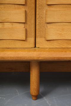 Guillerme et Chambron Monumental Carved Oak Sideboard by Guillerme and Chambron France c 1960 - 3214170