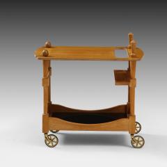 Guillerme et Chambron Oak Bar Cart by Guillerme et Chambron - 2311124