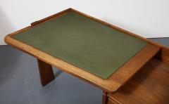 Guillerme et Chambron Oak Etudient Oak Desk by Guillerme et Chambron France c 1970 - 4100355