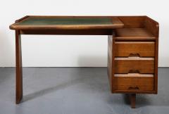 Guillerme et Chambron Oak Etudient Oak Desk by Guillerme et Chambron France c 1970 - 4100356