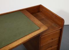 Guillerme et Chambron Oak Etudient Oak Desk by Guillerme et Chambron France c 1970 - 4100358