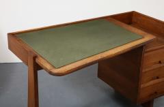 Guillerme et Chambron Oak Etudient Oak Desk by Guillerme et Chambron France c 1970 - 4100362