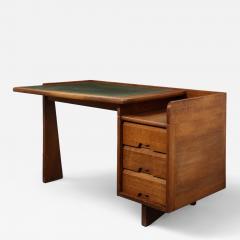 Guillerme et Chambron Oak Etudient Oak Desk by Guillerme et Chambron France c 1970 - 4102036