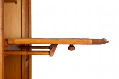 Guillerme et Chambron Oak Secretary Desk Bookcase France circa 1960 - 4545810