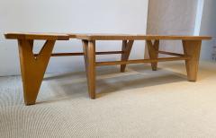 Guillerme et Chambron PAIR OF GUILLERME ET CHAMBRON L SHAPED COFFEE TABLES - 3459461