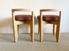 Guillerme et Chambron PAIR OF GUILLERME ET CHAMBRON LOW BACK STOOLS - 2951464