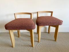 Guillerme et Chambron PAIR OF GUILLERME ET CHAMBRON LOW BACK STOOLS - 2951465