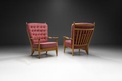 Guillerme et Chambron Pair of Edouard Armchairs by Guillerme et Chambron France 1960s - 3654554