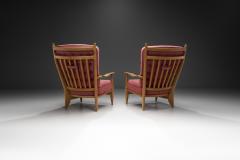 Guillerme et Chambron Pair of Edouard Armchairs by Guillerme et Chambron France 1960s - 3654556