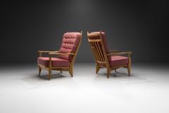 Guillerme et Chambron Pair of Edouard Armchairs by Guillerme et Chambron France 1960s - 3654557