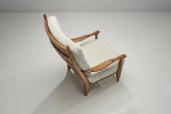 Guillerme et Chambron Pair of Edouard Lounge Chairs by Guillerme et Chambron France 1960s - 3487868