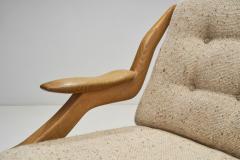 Guillerme et Chambron Pair of Gr goire Lounge Chairs by Guillerme et Chambron France 1960s - 4386902