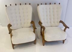 Guillerme et Chambron Pair of Grand Repos Arm Chairs By Guillerme et Chambron - 1129461