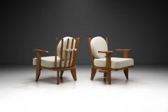 Guillerme et Chambron Pair of Guillerme et Chambron Catherine Armchairs France 20th Century - 3799995