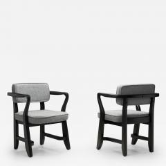 Guillerme et Chambron Pair of Guillerme et Chambron Denis Armchairs for Votre Maison France 1950s - 3823879