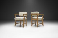 Guillerme et Chambron Pair of Guillerme et Chambron Denis Armchairs for Votre Maison France 1950s - 4411103