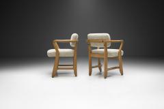 Guillerme et Chambron Pair of Guillerme et Chambron Denis Armchairs for Votre Maison France 1950s - 4411104