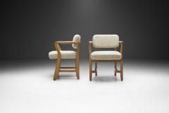 Guillerme et Chambron Pair of Guillerme et Chambron Denis Armchairs for Votre Maison France 1950s - 4411105