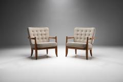 Guillerme et Chambron Pair of Jose Armchairs by Guillerme et Chambron France 1950s - 4365708