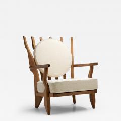 Guillerme et Chambron Petit Repos Armchair by Guillerme et Chambron for Votre Maison France 1950s - 3259775