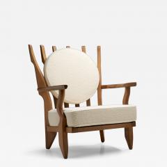 Guillerme et Chambron Petit Repos Armchair by Guillerme et Chambron for Votre Maison France 1950s - 4392069