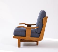 Guillerme et Chambron Rare Tripod Armchair by Guillerme et Chambron France c 1960 - 3360539
