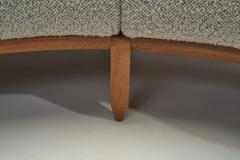Guillerme et Chambron Robert Guillerme and Jacques Chambron Oak Sofa France 1960s - 3141377
