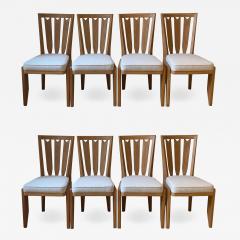 Guillerme et Chambron SET OF EIGHT GUILLERME ET CHAMBRON DINING CHAIRS - 2812528