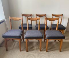 Guillerme et Chambron SET OF SIX GUILLERME ET CHAMBRON DINING CHAIRS - 3481444