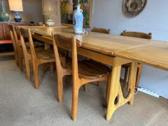 Guillerme et Chambron Set of 6 Chairs by Guillerme et Chambron France Circa 1960s - 4113099