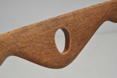 Guillerme et Chambron Set of Eight Dining Chairs by Guillerme et Chambron France 1960s - 4415302