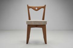 Guillerme et Chambron Set of Eight Dining Chairs by Guillerme et Chambron France 1960s - 4415305