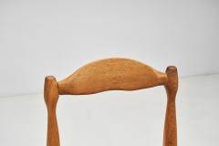 Guillerme et Chambron Set of Four Charlotte Oak Dining Chairs by Guillerme et Chambron France 1960s - 4410514