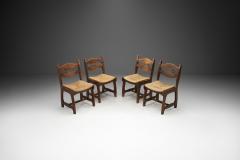 Guillerme et Chambron Set of Four Guillerme et Chambron Chairs for Votre Maison France 20th Century - 3931979