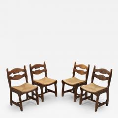 Guillerme et Chambron Set of Four Guillerme et Chambron Chairs for Votre Maison France 20th Century - 3939974