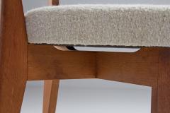 Guillerme et Chambron Set of Six Dining Chairs by Guillerme et Chambron France 1960s - 4400570