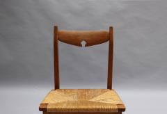 Guillerme et Chambron Set of Six French Mid Century Dining Chairs by Guillerme et Chambron - 603977