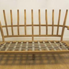 Guillerme et Chambron Single Oak Sofa by Guillerme et Chambron France 1960 - 2843313