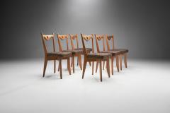 Guillerme et Chambron Six Dining Chairs by Guillerme et Chambron for Votre Maison France 1960s - 1616300