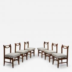 Guillerme et Chambron Six Dining Chairs by Guillerme et Chambron for Votre Maison France Mid 20th C - 4702344