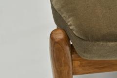 Guillerme et Chambron Six Guillerme et Chambron Fumay Dining Chairs for Votre Maison France 1960s - 4543432