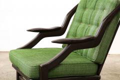 Guillerme et Chambron Stained Elm Gregoire Armchair by Guillerme et Chambron France c 1960 - 3418202
