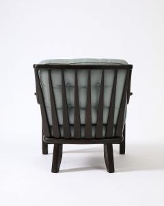 Guillerme et Chambron Stained Elm Gregoire Armchair by Guillerme et Chambron France c 1960 - 3669316