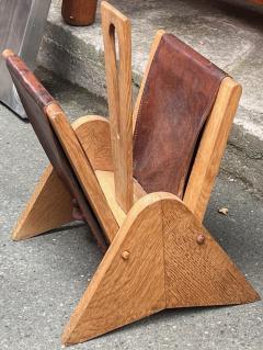 Guillerme et Chambron guillerme et chambron rarest modernist magazine rack - 3094644