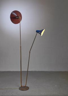 Guiseppe Ostuni Guiseppe Ostuni floor lamp with 2 shades for O Luce Italy - 1168146