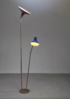 Guiseppe Ostuni Guiseppe Ostuni floor lamp with 2 shades for O Luce Italy - 1168148