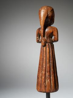 Gujurat Region North India Statue of a woman in a long skirt - 1936615