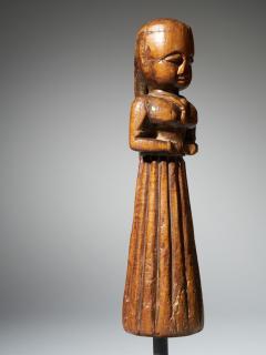 Gujurat Region North India Statue of a woman in a long skirt - 1936618