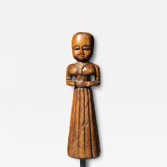 Gujurat Region North India Statue of a woman in a long skirt - 1937589