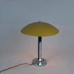 Gunilla Jung Exceedingly Rare Yellow Gunilla Jung Table Lamp Model 2004 Orno 1930s - 4230267